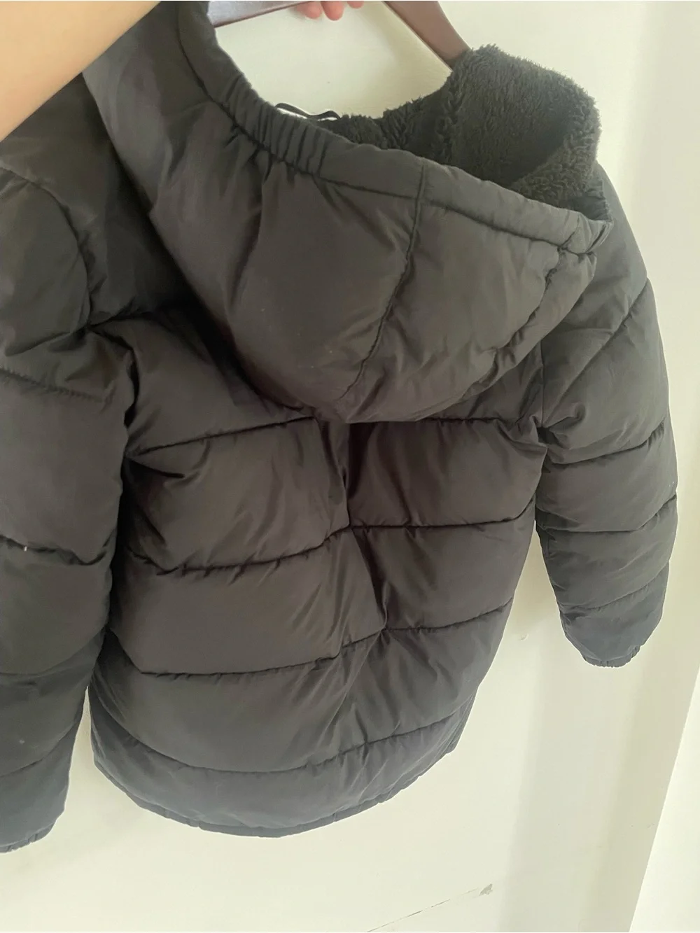 Under Armour Kids Black Puffer Jacket with Hood